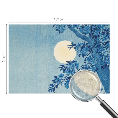 Carta da parati cameretta Luna dei Fiori