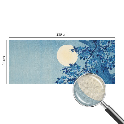 Carta da parati cameretta Luna dei Fiori