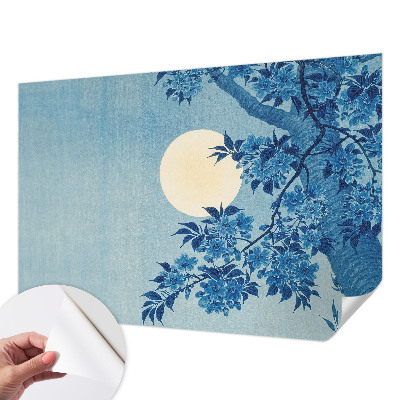 Carta da parati cameretta Luna dei Fiori