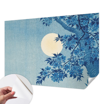 Carta da parati cameretta Luna dei Fiori