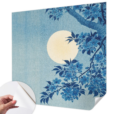 Carta da parati cameretta Luna dei Fiori