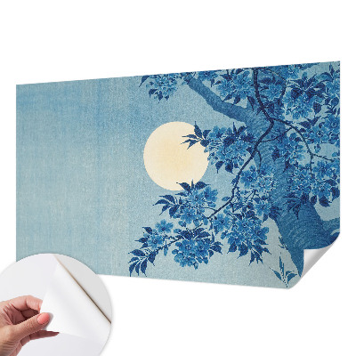 Carta da parati cameretta Luna dei Fiori