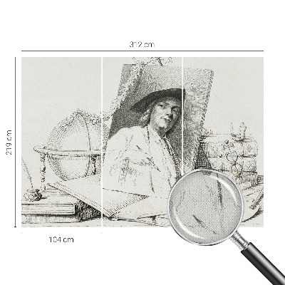 Fotomurale per cameretta Ritratto artistico