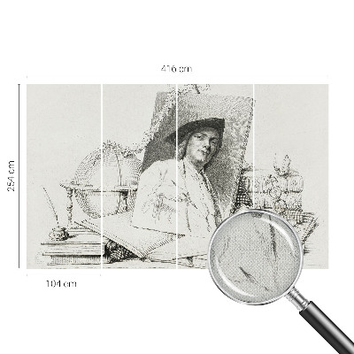 Fotomurale per cameretta Ritratto artistico