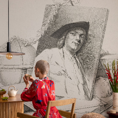 Fotomurale per cameretta Ritratto artistico