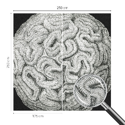 Carta da parati per cameretta Struttura sferica