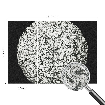 Carta da parati per cameretta Struttura sferica