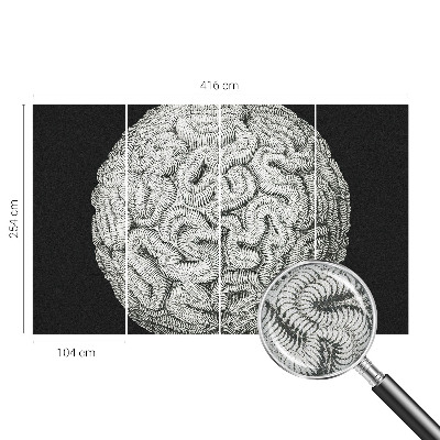 Carta da parati per cameretta Struttura sferica