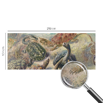 Fotomurale effetto 3D Fauna delle tartarughe