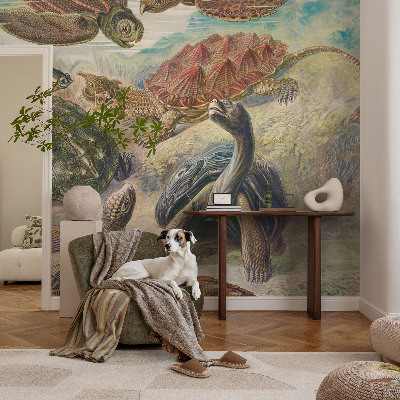 Fotomurale effetto 3D Fauna delle tartarughe