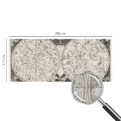 Carta da parati per cameretta Mappa stellare