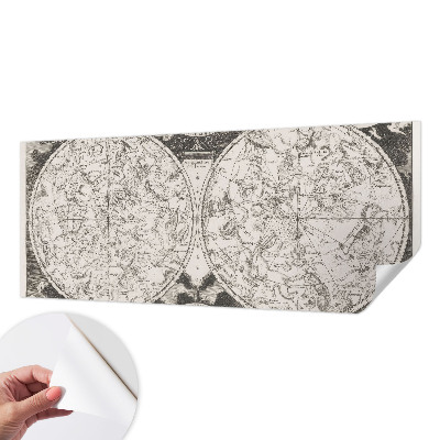 Carta da parati per cameretta Mappa stellare