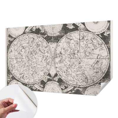 Carta da parati per cameretta Mappa stellare