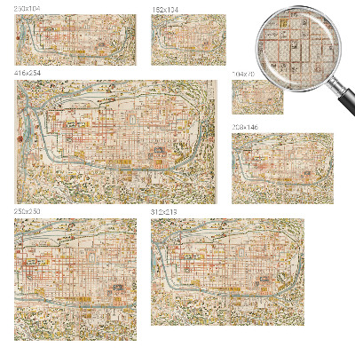 Fotomurale per cameretta mappa antica
