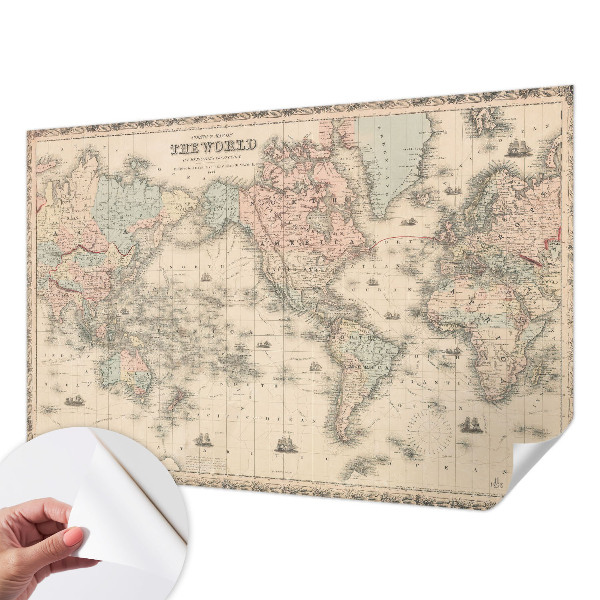 Carta da parati adesiva Mappa storica