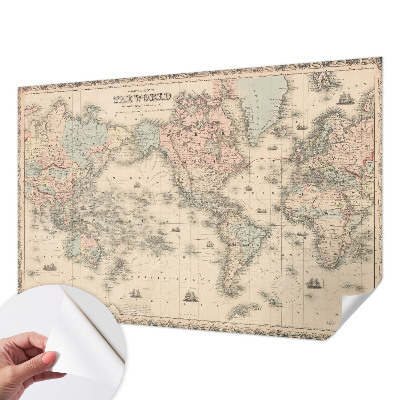 Carta da parati adesiva Mappa storica