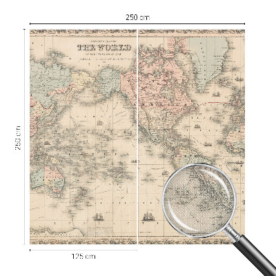 Carta da parati adesiva Mappa storica