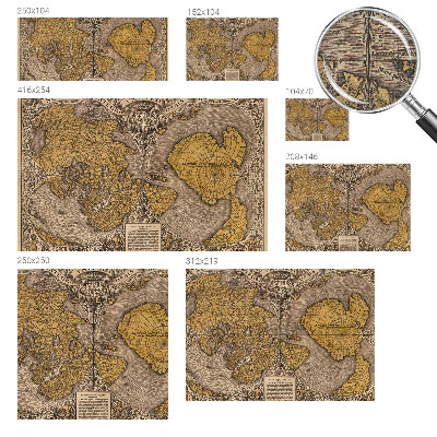 Fotomurale adesivo Cartografia storica