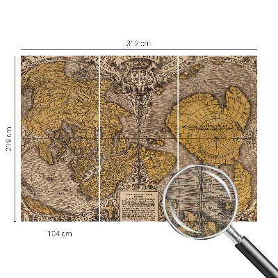 Fotomurale adesivo Cartografia storica