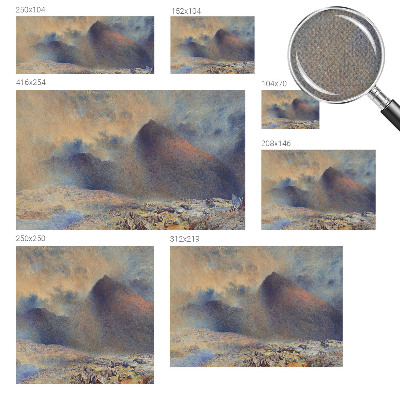 Fotomurale per bambini paesaggio montano