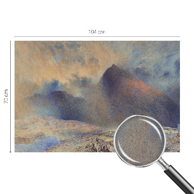 Fotomurale per bambini paesaggio montano