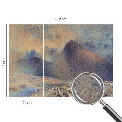 Fotomurale per bambini paesaggio montano