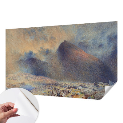 Fotomurale per bambini paesaggio montano