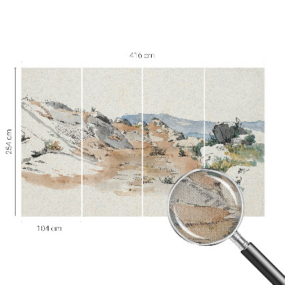 Carta da parati adesiva Paesaggio roccioso