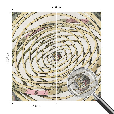 Fotomurale per cameretta spirale cosmica