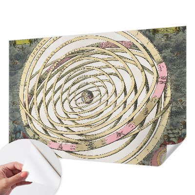 Fotomurale per cameretta spirale cosmica