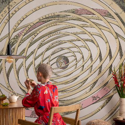 Fotomurale per cameretta spirale cosmica