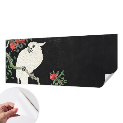 Carta da parati 3D Pappagallo melograno