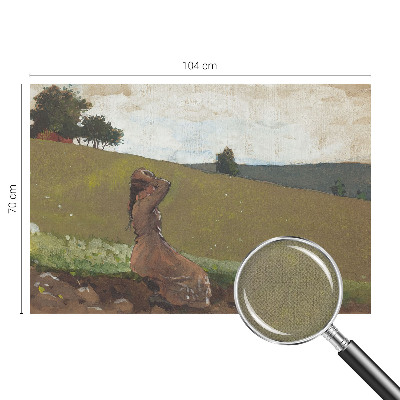 Carta da parati effetto profondità Una scena tranquilla