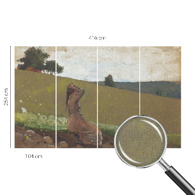 Carta da parati effetto profondità Una scena tranquilla