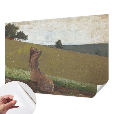 Carta da parati effetto profondità Una scena tranquilla