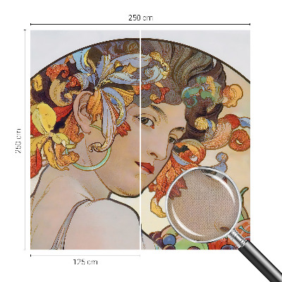 Fotomurale per cameretta Art Nouveau colorato