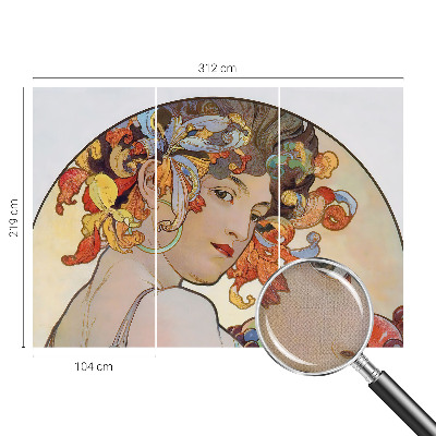 Fotomurale per cameretta Art Nouveau colorato