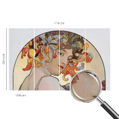 Fotomurale per cameretta Art Nouveau colorato