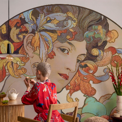 Fotomurale per cameretta Art Nouveau colorato