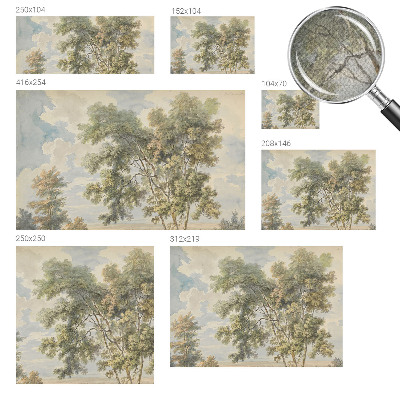 Fotomurale effetto 3D Natura romantica