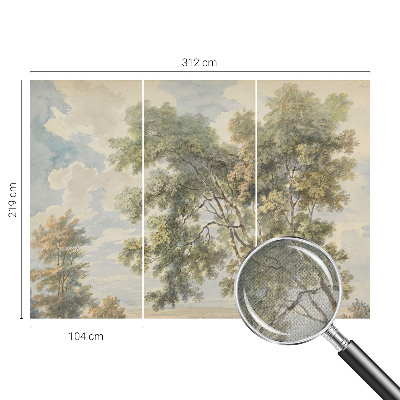 Fotomurale effetto 3D Natura romantica