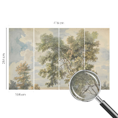 Fotomurale effetto 3D Natura romantica