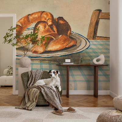 Carta da parati 3D Prodotti da forno della cucina