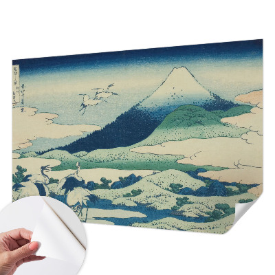 Carta da parati cameretta Gru e montagne