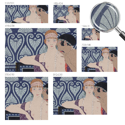 Fotomurale 3D coppia di artisti