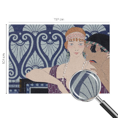 Fotomurale 3D coppia di artisti