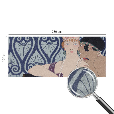 Fotomurale 3D coppia di artisti