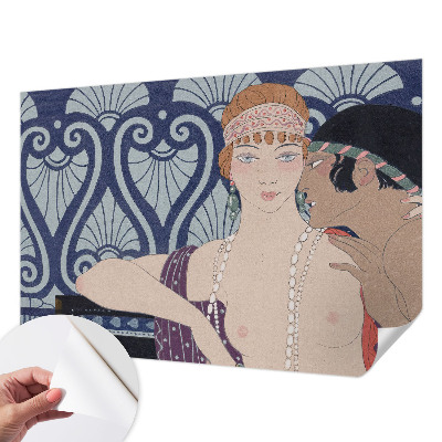 Fotomurale 3D coppia di artisti