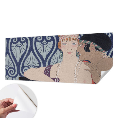 Fotomurale 3D coppia di artisti