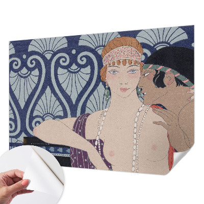 Fotomurale 3D coppia di artisti